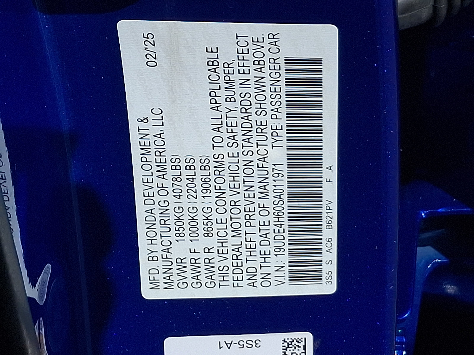 Certified 2025 Acura Integra A-Spec FWD image 27