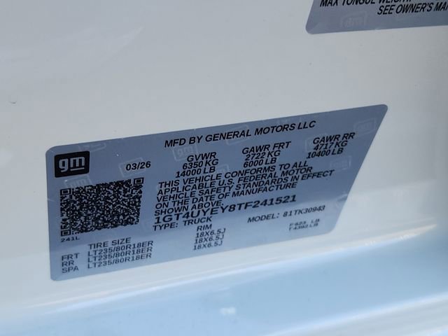 New 2026 GMC Sierra 3500 Denali Ultimate w/ LPO, Black Badging Package AWD/4WD image 18