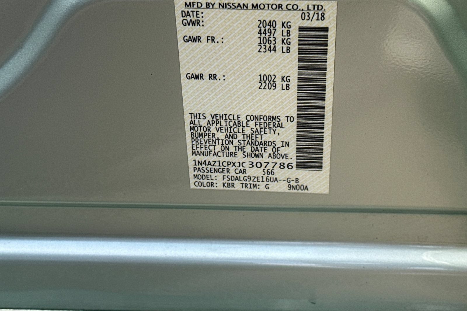 Used 2018 Nissan Leaf SL w/ SL Technology Package FWD image 54
