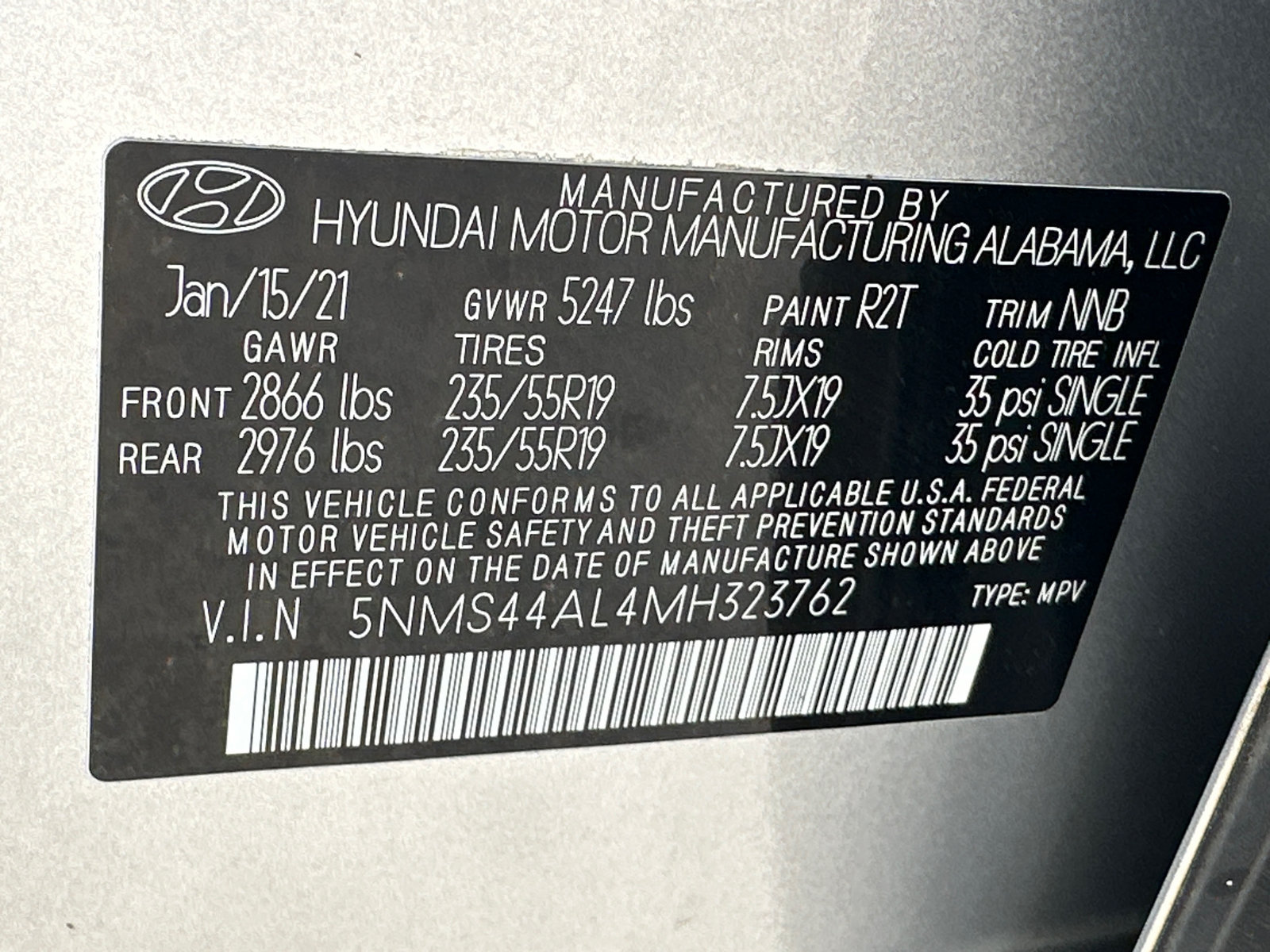 Used 2021 Hyundai Santa Fe Limited FWD image 32
