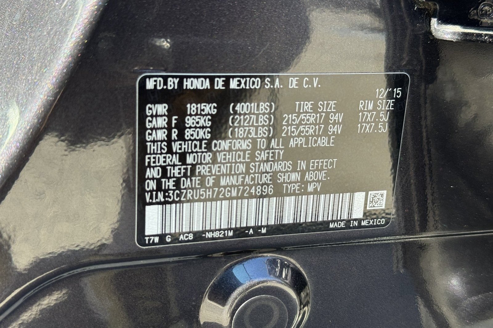 Used 2016 Honda HR-V EX-L image 10