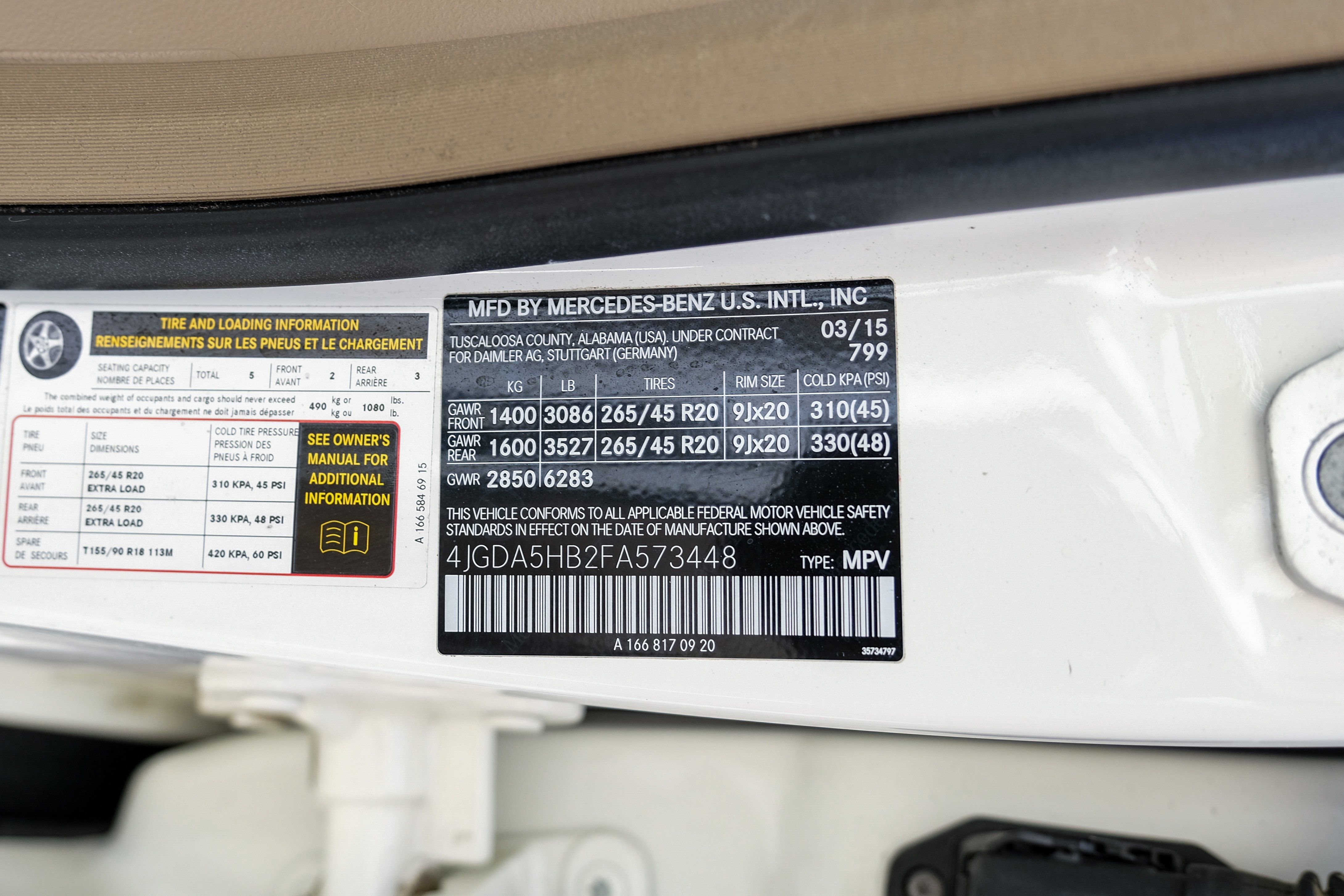 Used 2015 Mercedes-Benz ML 350 4MATIC image 58