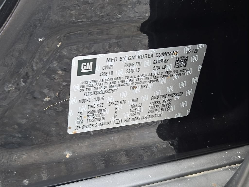 Used 2020 Chevrolet Trax LS w/ Tint and Cruise Package FWD image 20