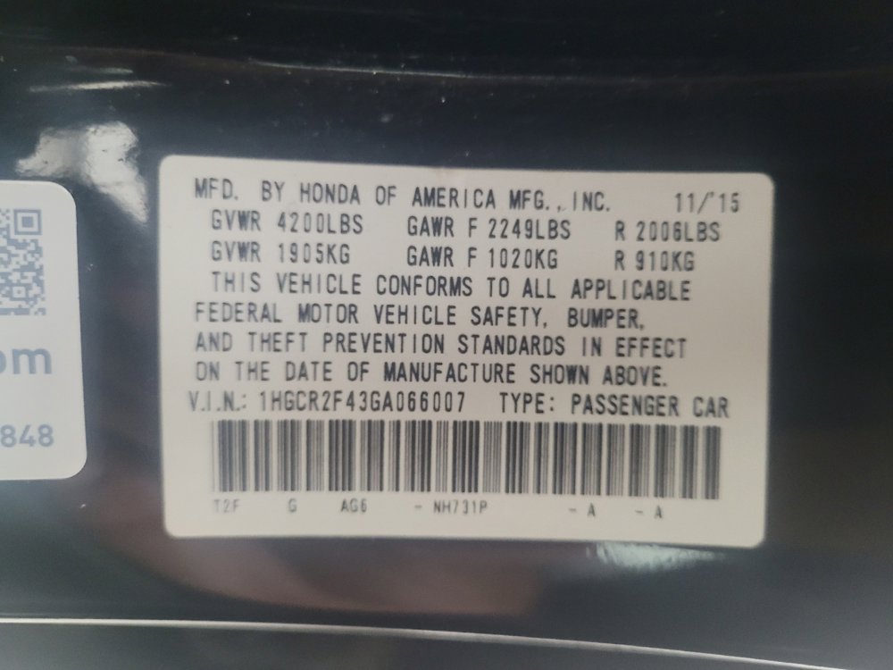 Used 2016 Honda Accord LX image 33
