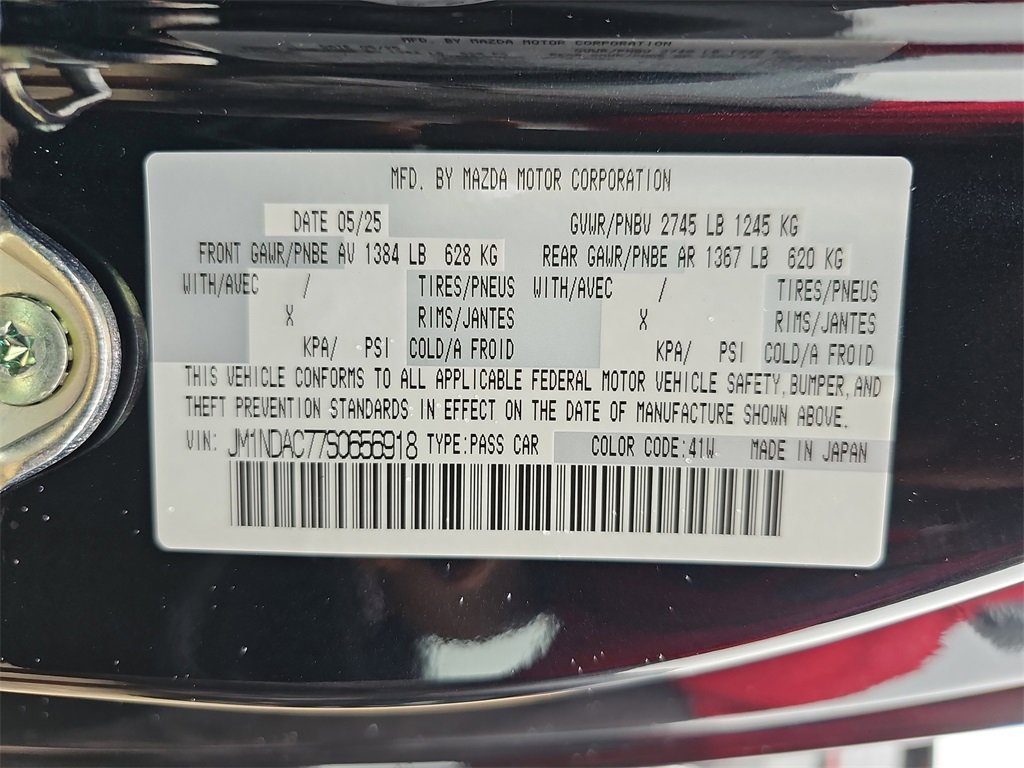 New 2025 MAZDA MX-5 Miata Club image 29