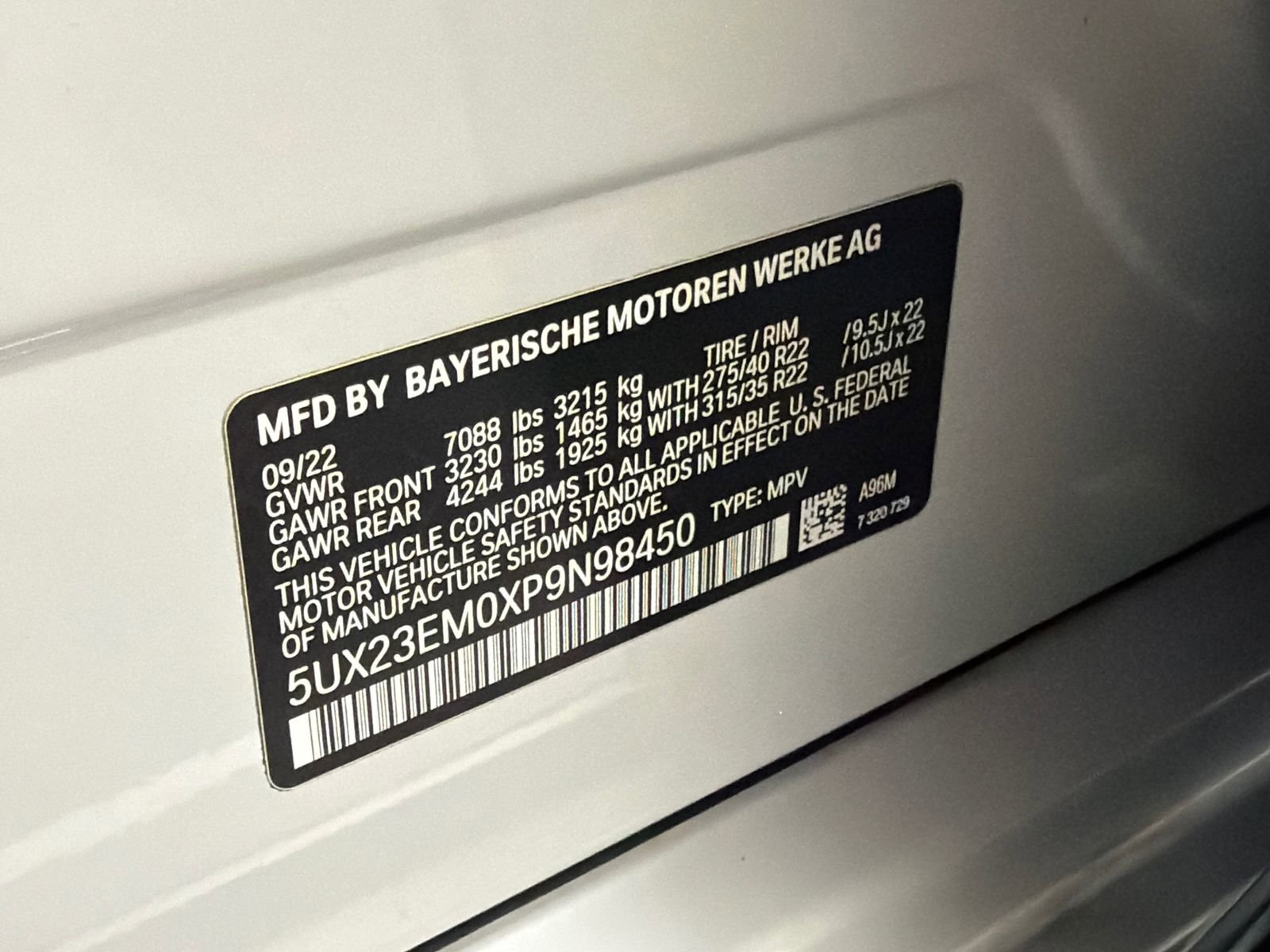 Used 2023 BMW X7 xDrive40i w/ Executive Package image 39