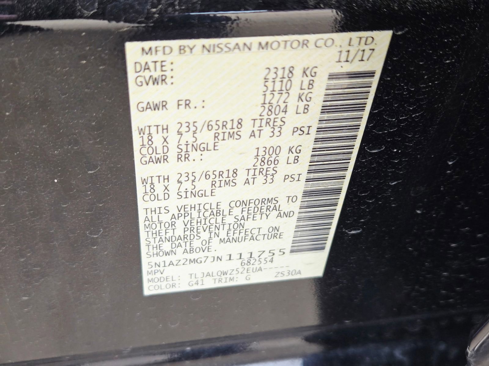 Used 2018 Nissan Murano SV FWD image 10