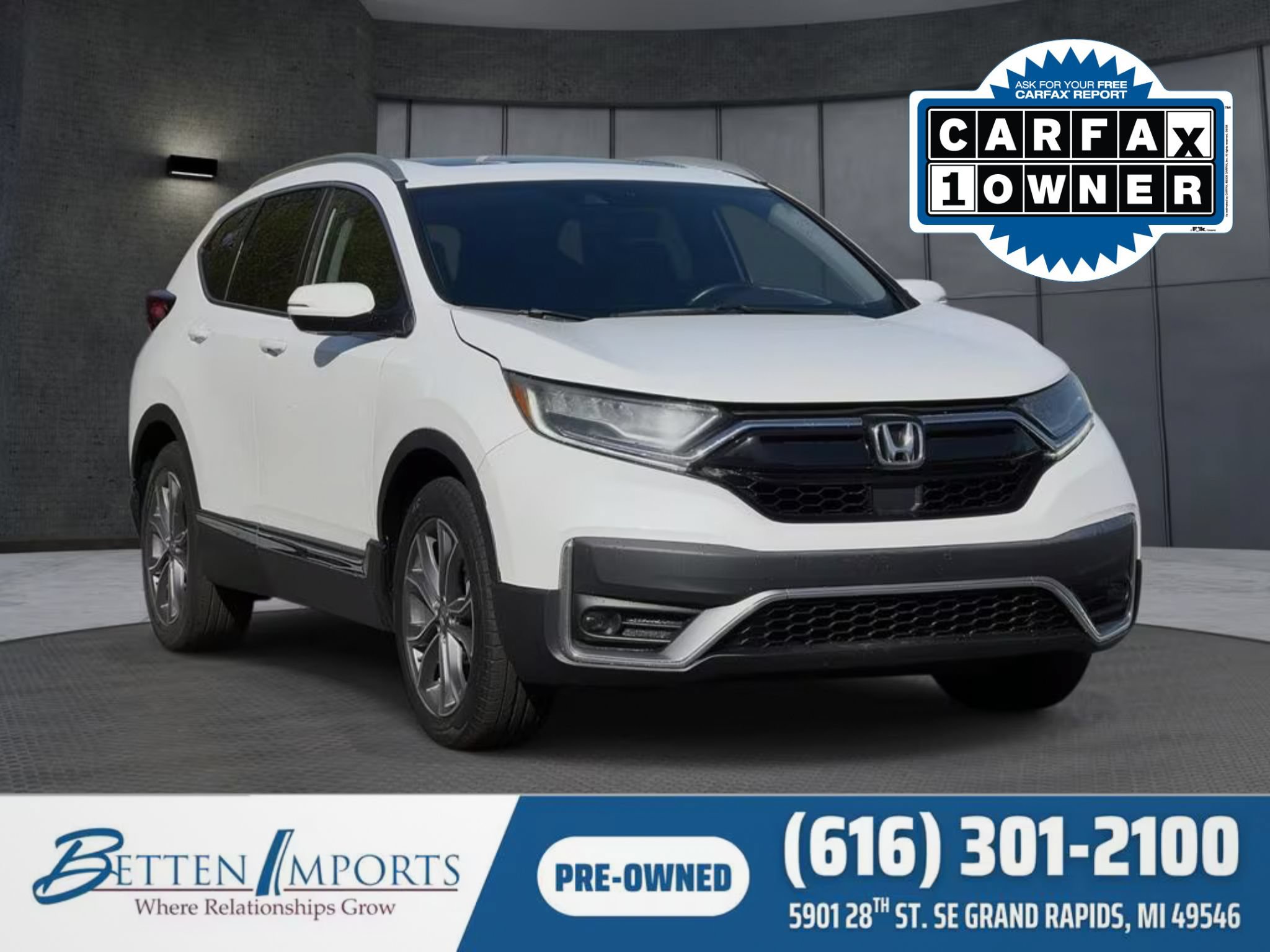 Used 2021 Honda CR-V Touring image 1