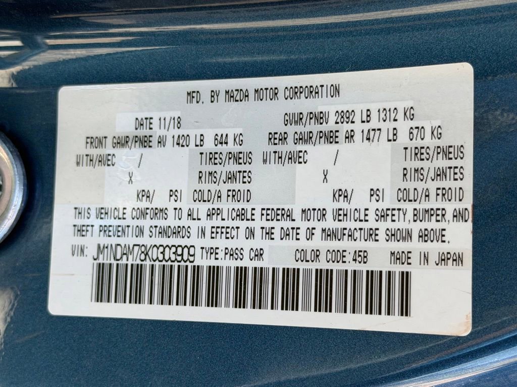 Used 2019 MAZDA MX-5 Miata RF Grand Touring image 22