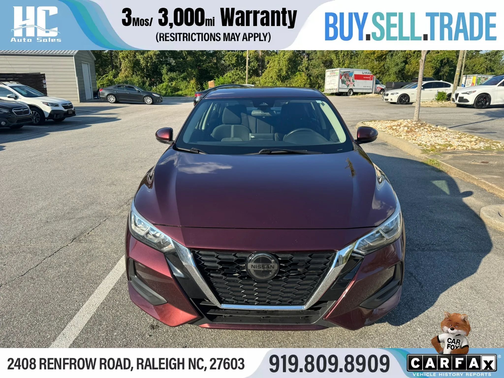 Used 2020 Nissan Sentra SV FWD image 8