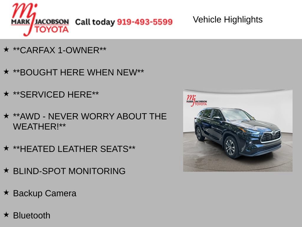 Used 2026 Toyota Highlander XLE AWD/4WD image 6