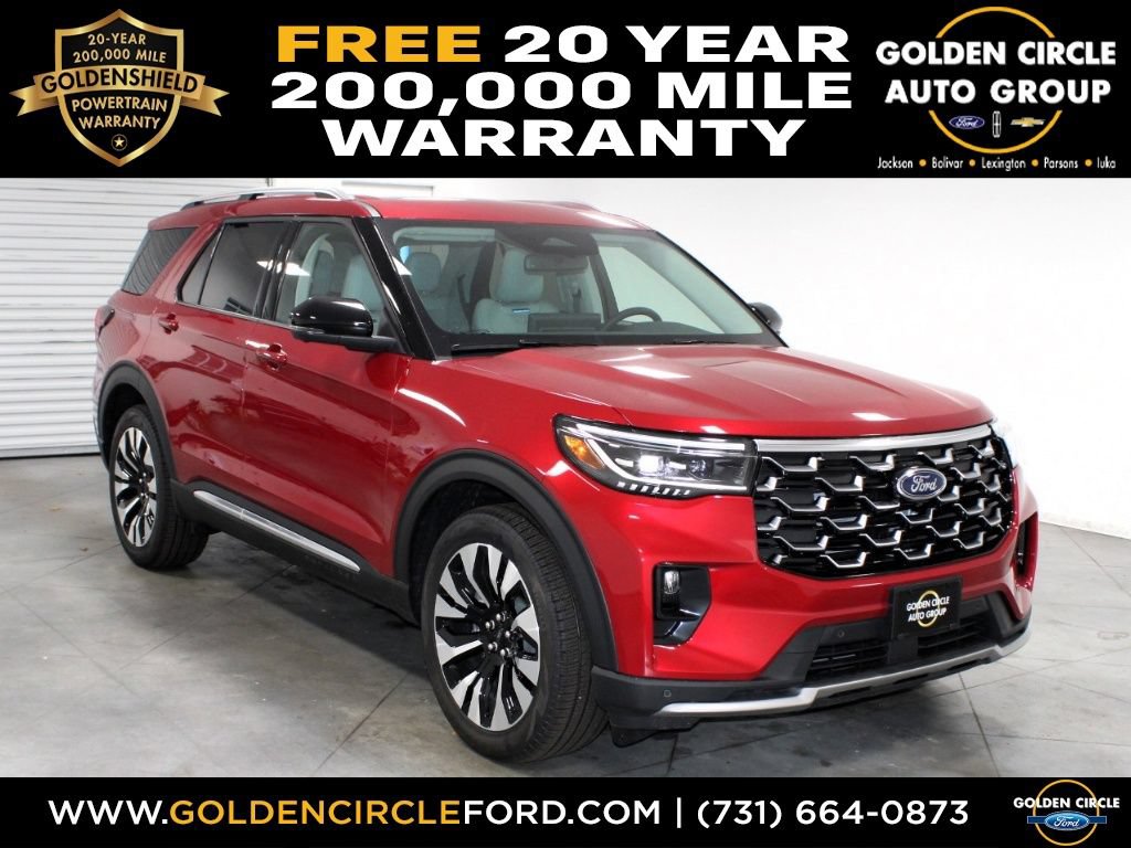 New 2026 Ford Explorer Platinum w/ LUX Leather Package AWD/4WD 360° Tour