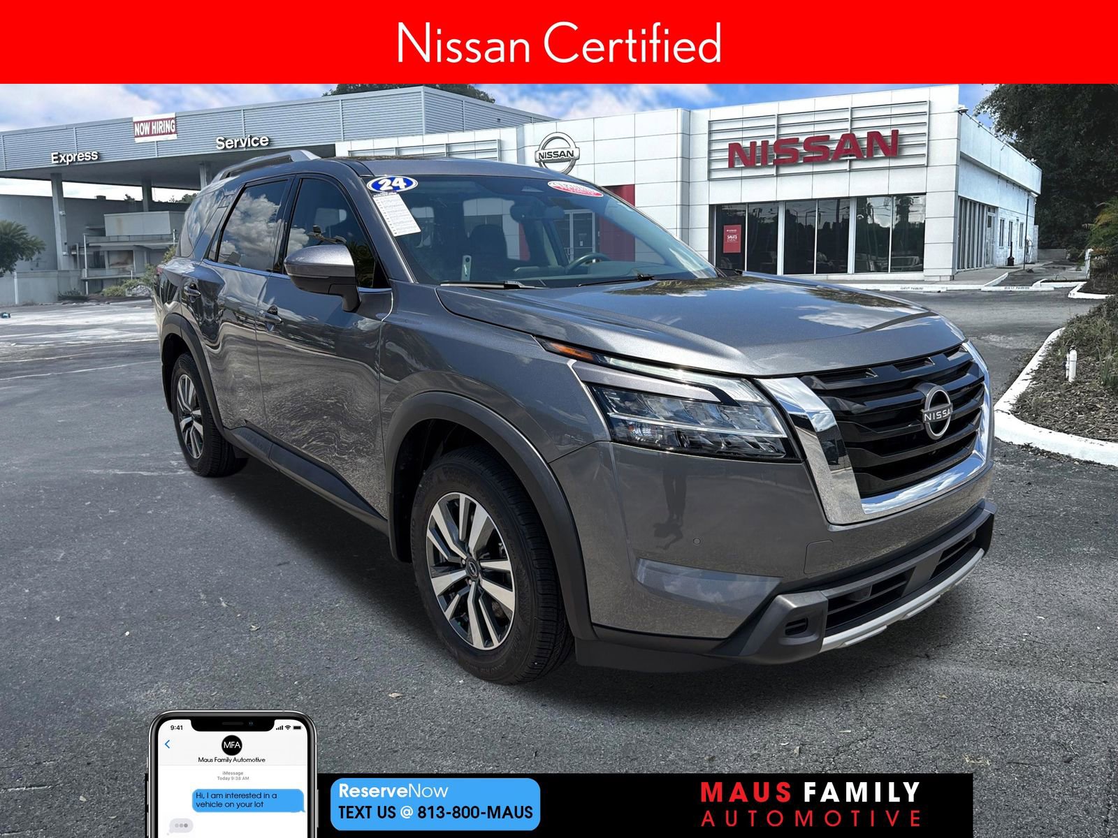 Certified 2024 Nissan Pathfinder SL FWD image 1