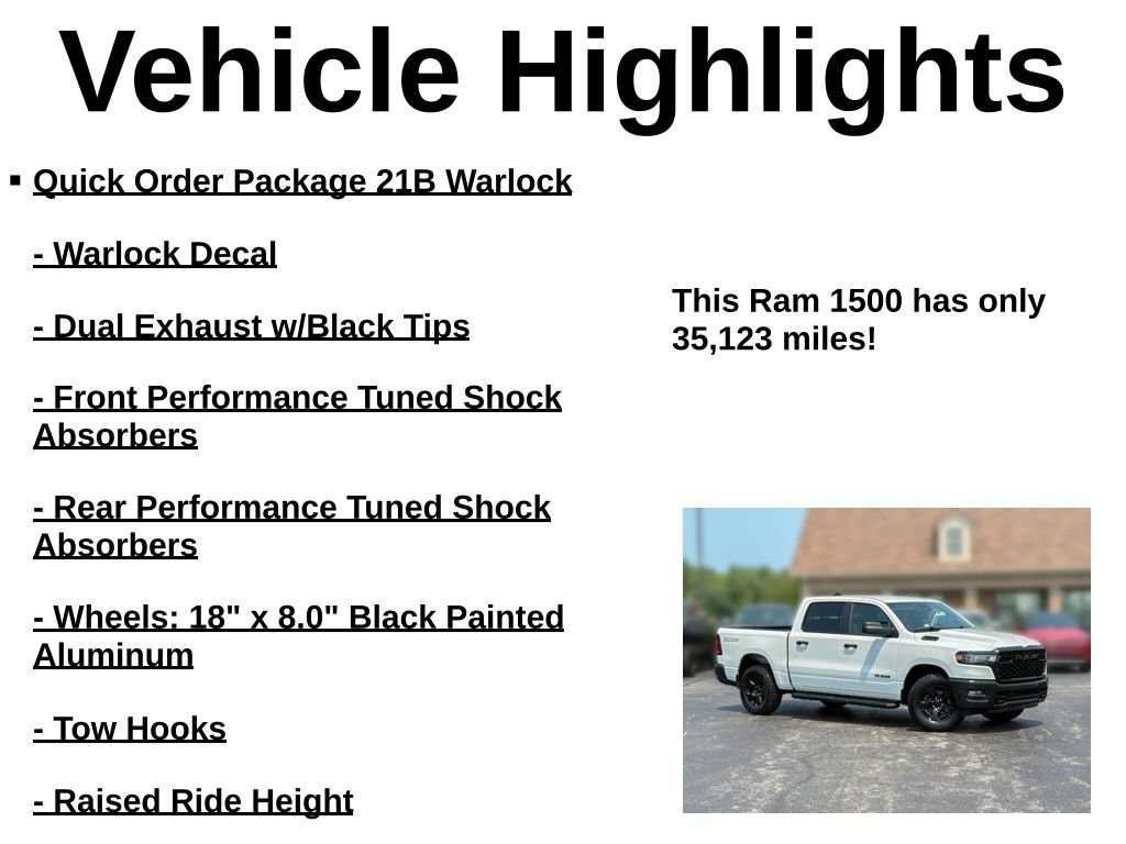 Used 2025 RAM 1500 Warlock AWD/4WD image 39