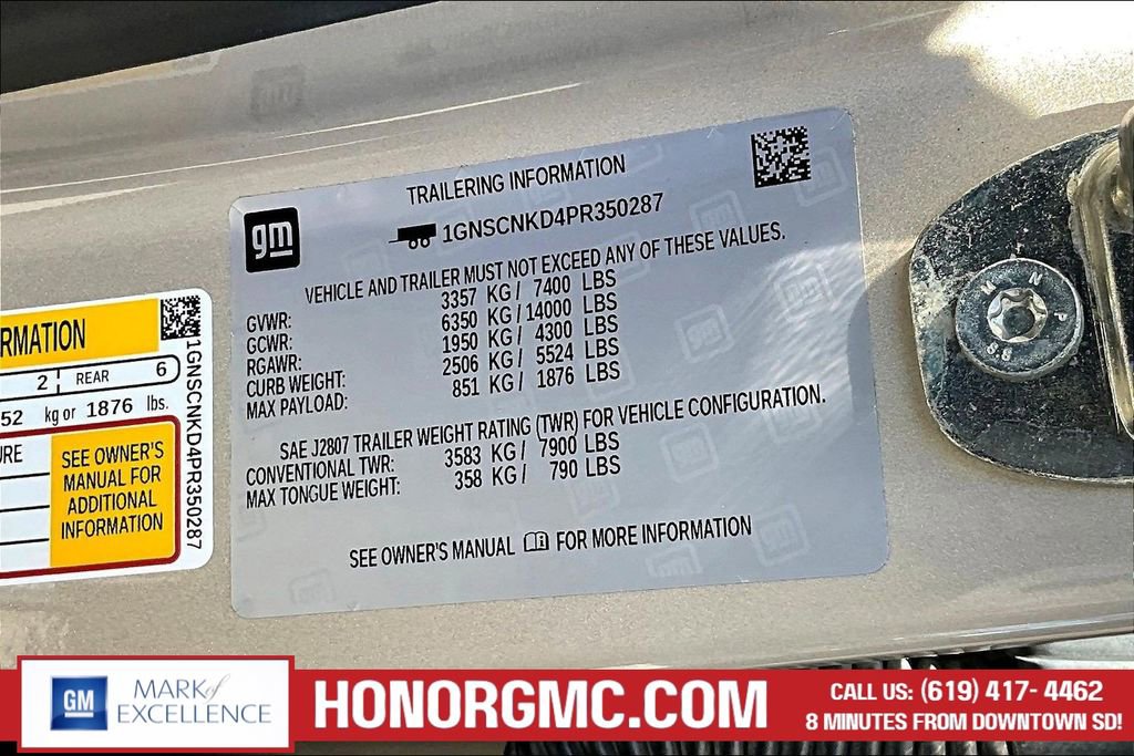 Used 2023 Chevrolet Tahoe LT RWD image 18