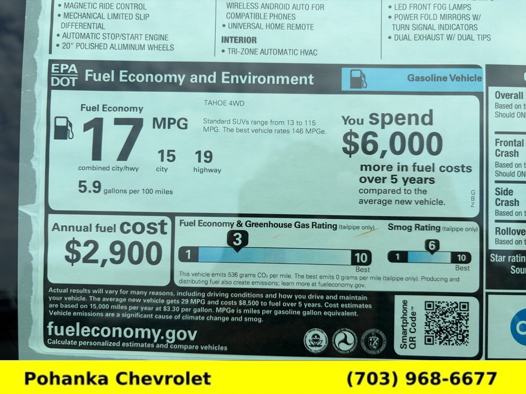 New 2026 Chevrolet Tahoe Premier w/ Sun And Tow Package AWD/4WD image 38