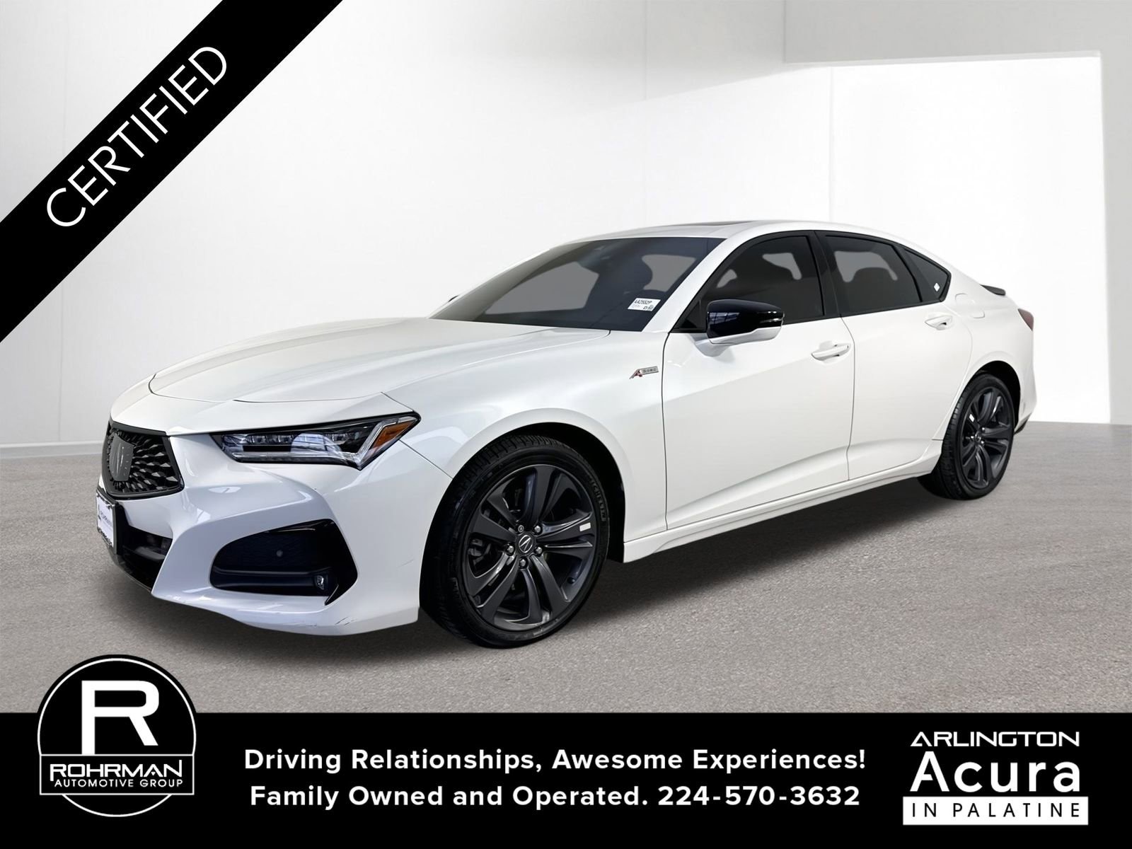 Certified 2023 Acura TLX SH-AWD w/ A-SPEC Pkg