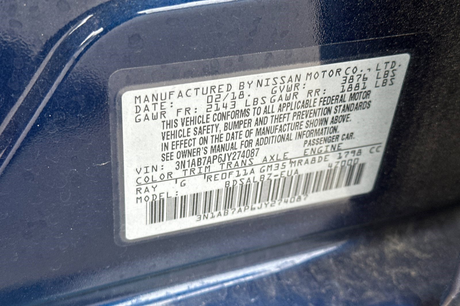 Used 2018 Nissan Sentra S image 38