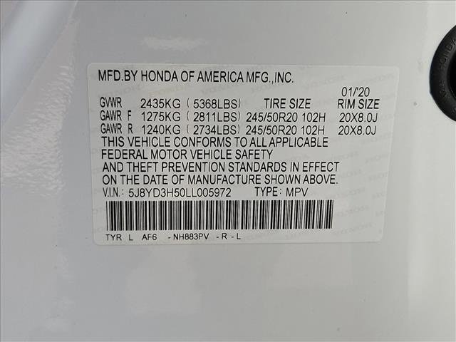 Used 2020 Acura MDX FWD w/ Technology Package image 26