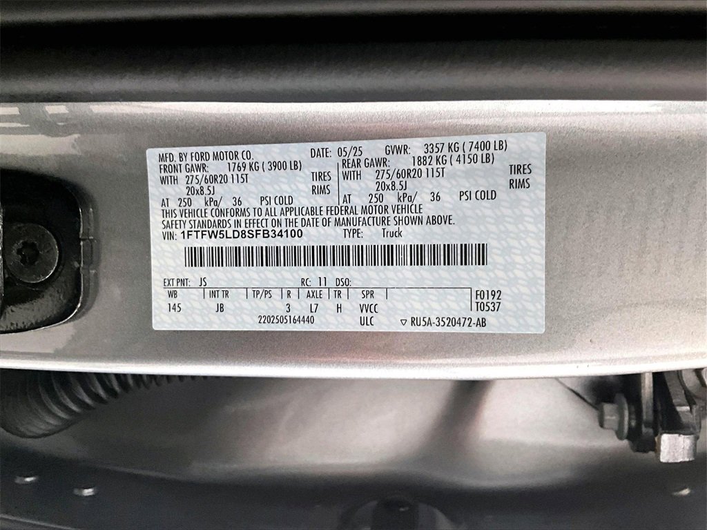 Used 2025 Ford F150 Lariat w/ Equipment Group 501A Mid image 35