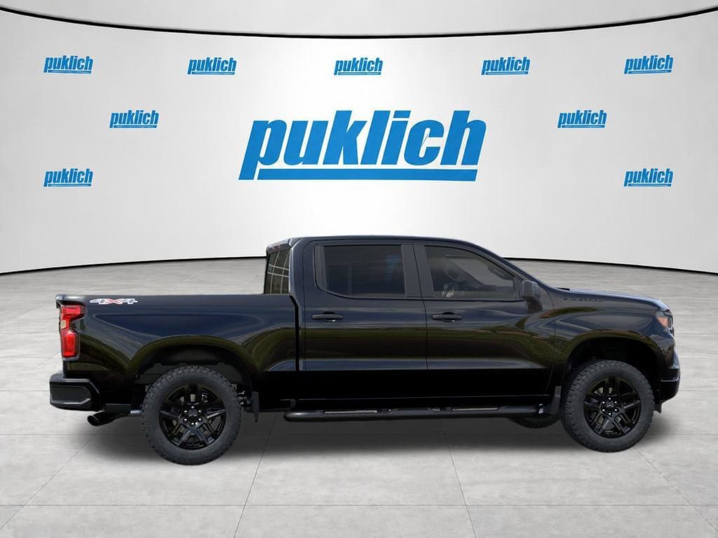 New 2026 Chevrolet Silverado 1500 Custom w/ Turbomax Blackout Package AWD/4WD image 6