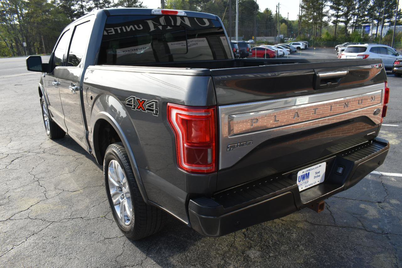 Used 2015 Ford F150 Platinum w/ Equipment Group 701A Luxury AWD/4WD image 8