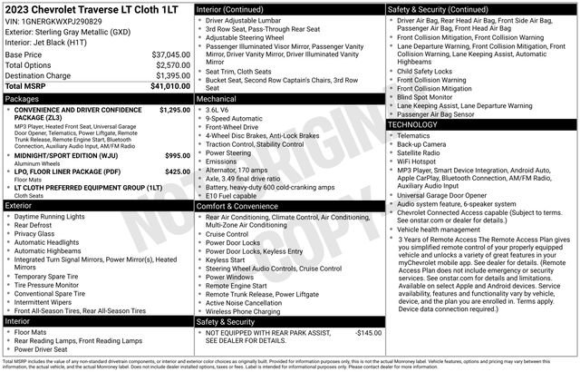Used 2023 Chevrolet Traverse LT FWD image 25