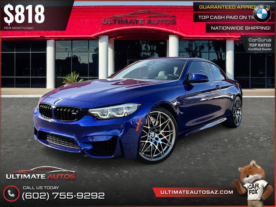 Used 2020 BMW M4 Convertible w/ Competition Package RWD image 2