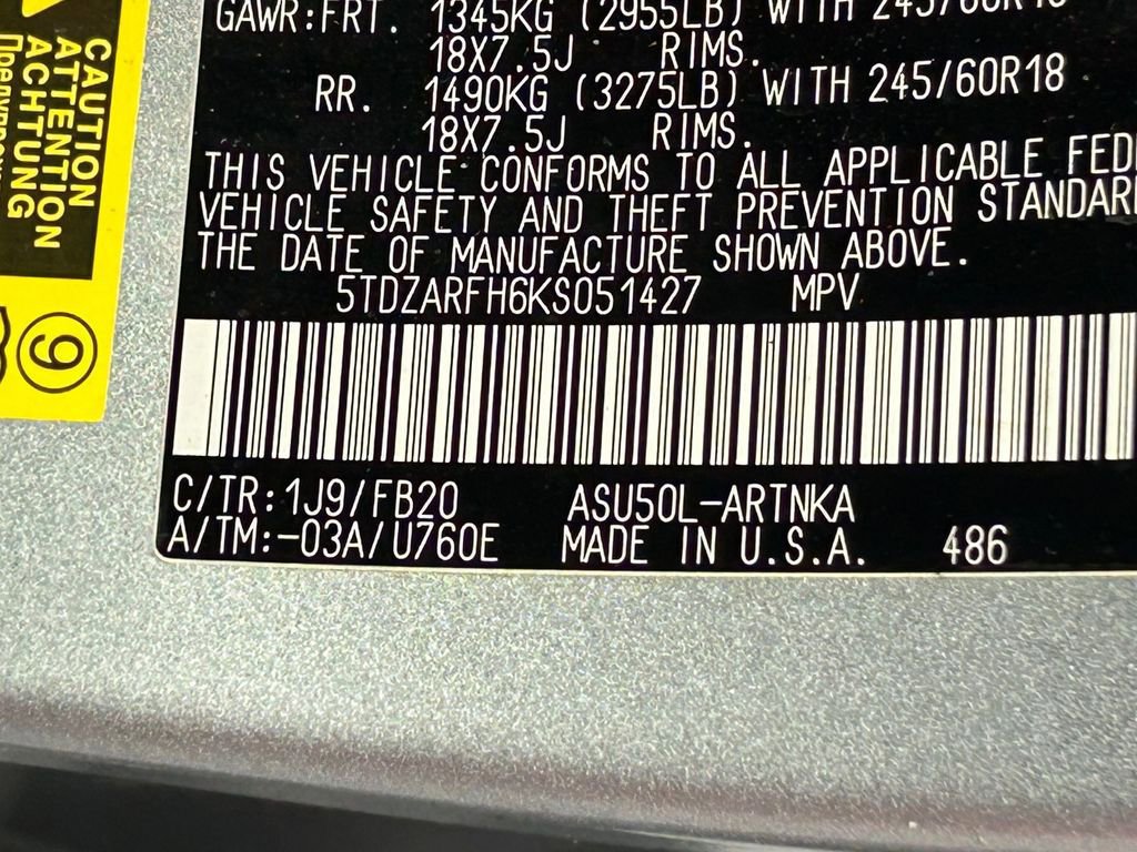 Used 2019 Toyota Highlander LE FWD image 15