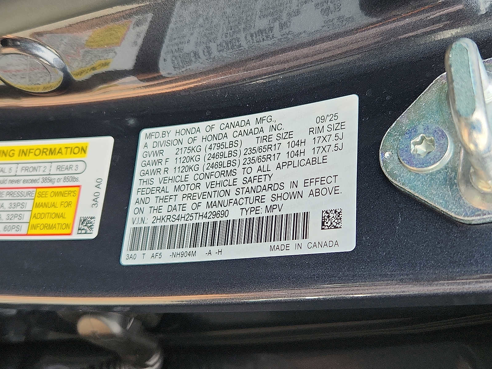 Certified 2026 Honda CR-V LX image 26