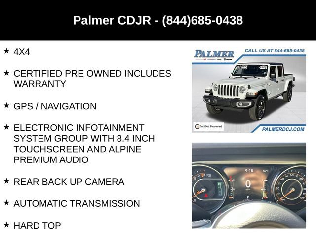 Certified 2023 Jeep Gladiator Overland image 6