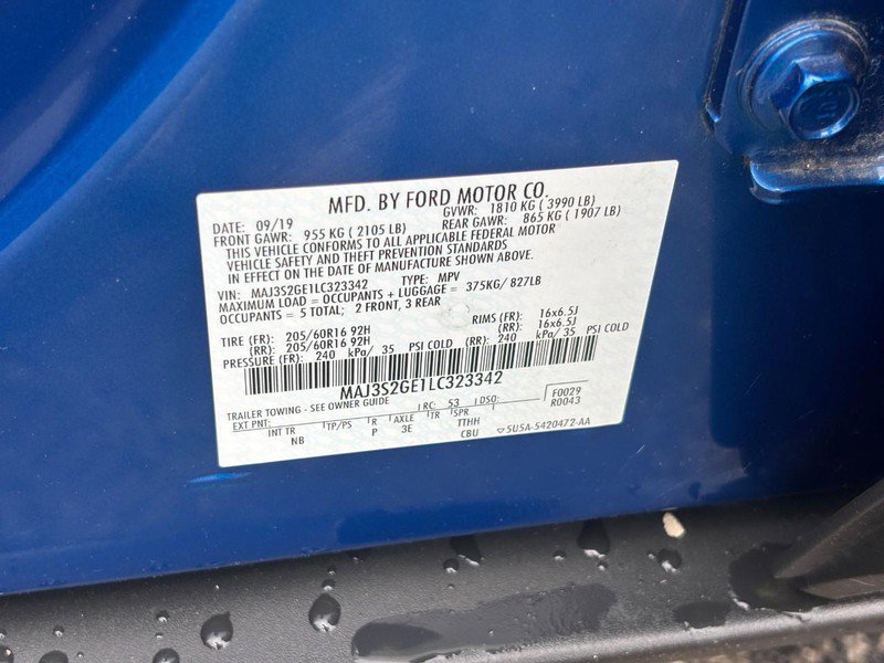 Used 2020 Ford EcoSport SE FWD image 24