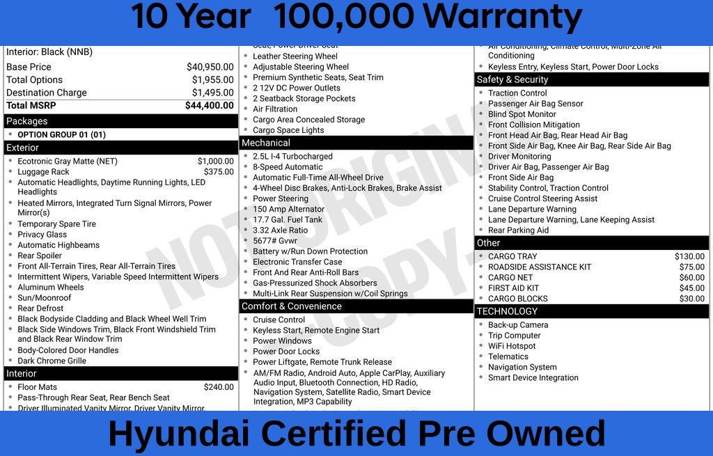 Certified 2025 Hyundai Santa Fe XRT AWD/4WD image 9