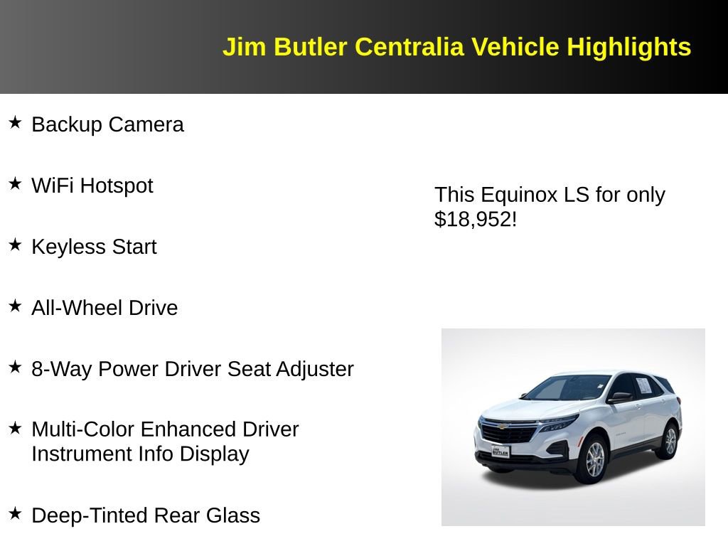 Used 2022 Chevrolet Equinox LS w/ LS Convenience Package AWD/4WD image 12