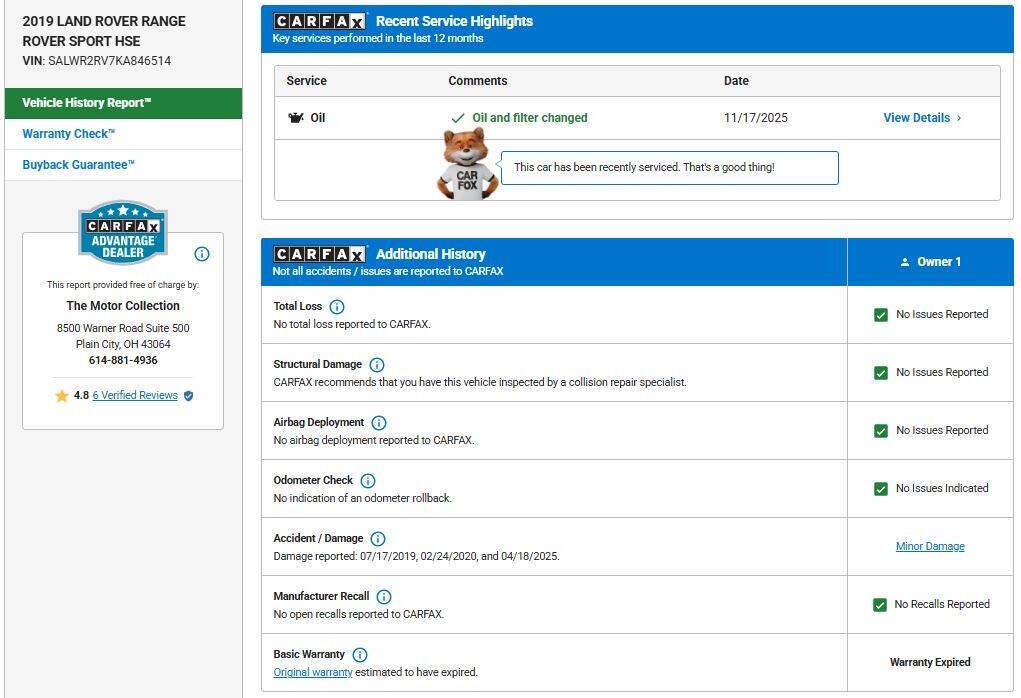 Used 2019 Land Rover Range Rover Sport HSE image 16