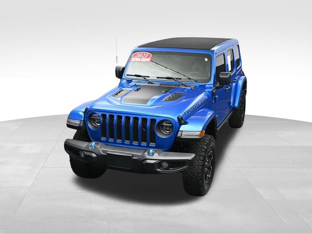 Used 2021 Jeep Wrangler Unlimited Rubicon 4xe w/ Cold Weather Group AWD/4WD image 35