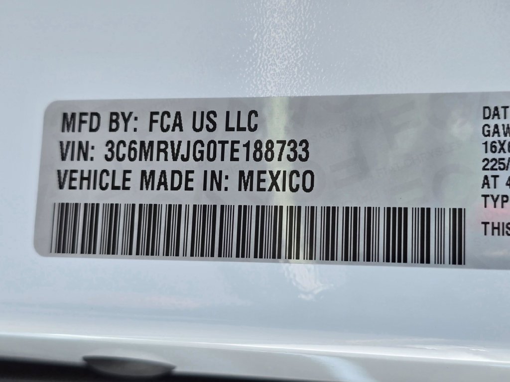 New 2026 RAM ProMaster 3500 w/ Safety Group FWD image 34