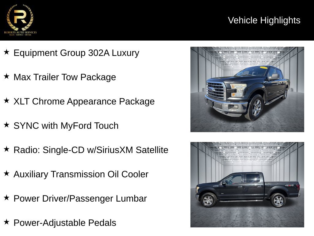 Used 2015 Ford F150 XLT w/ Equipment Group 302A Luxury AWD/4WD image 10