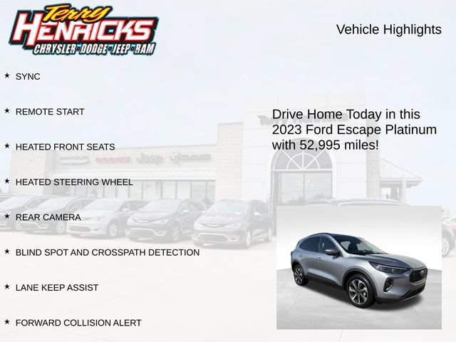 Used 2023 Ford Escape Platinum AWD/4WD image 4