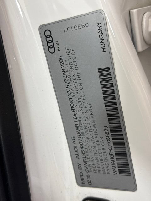 Used 2018 Audi A3 2.0T Premium w/ Convenience Package FWD image 14