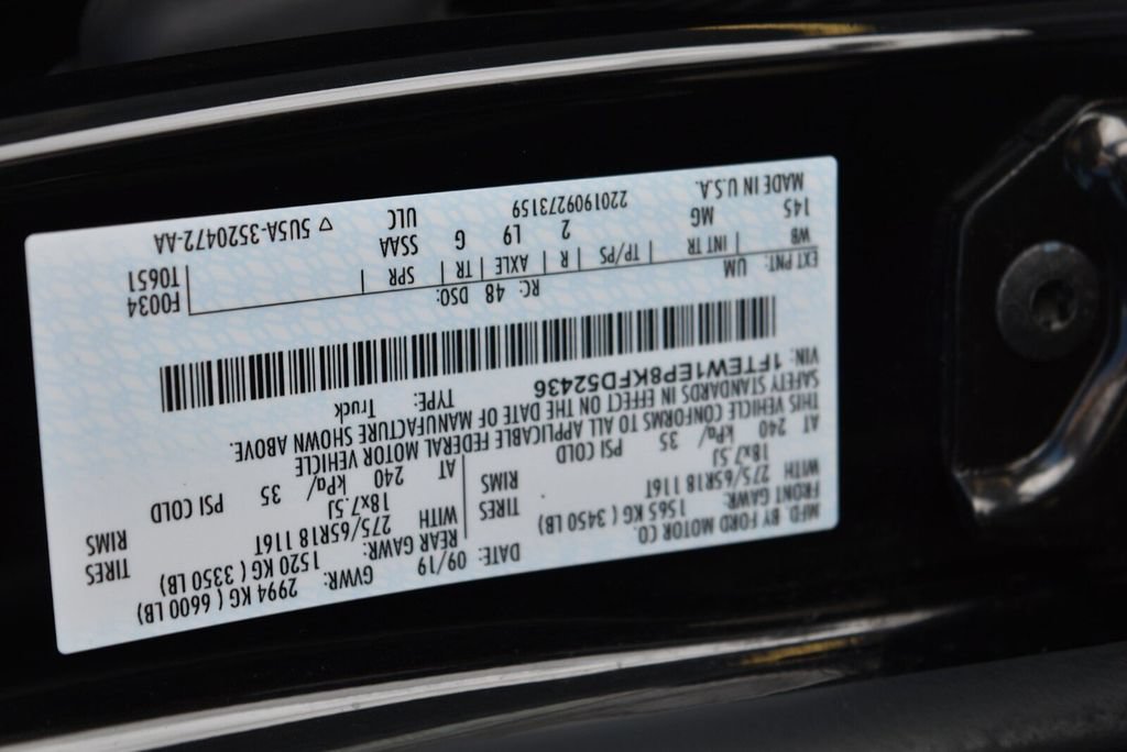 Used 2019 Ford F150 XLT w/ Equipment Group 302A Luxury AWD/4WD image 38