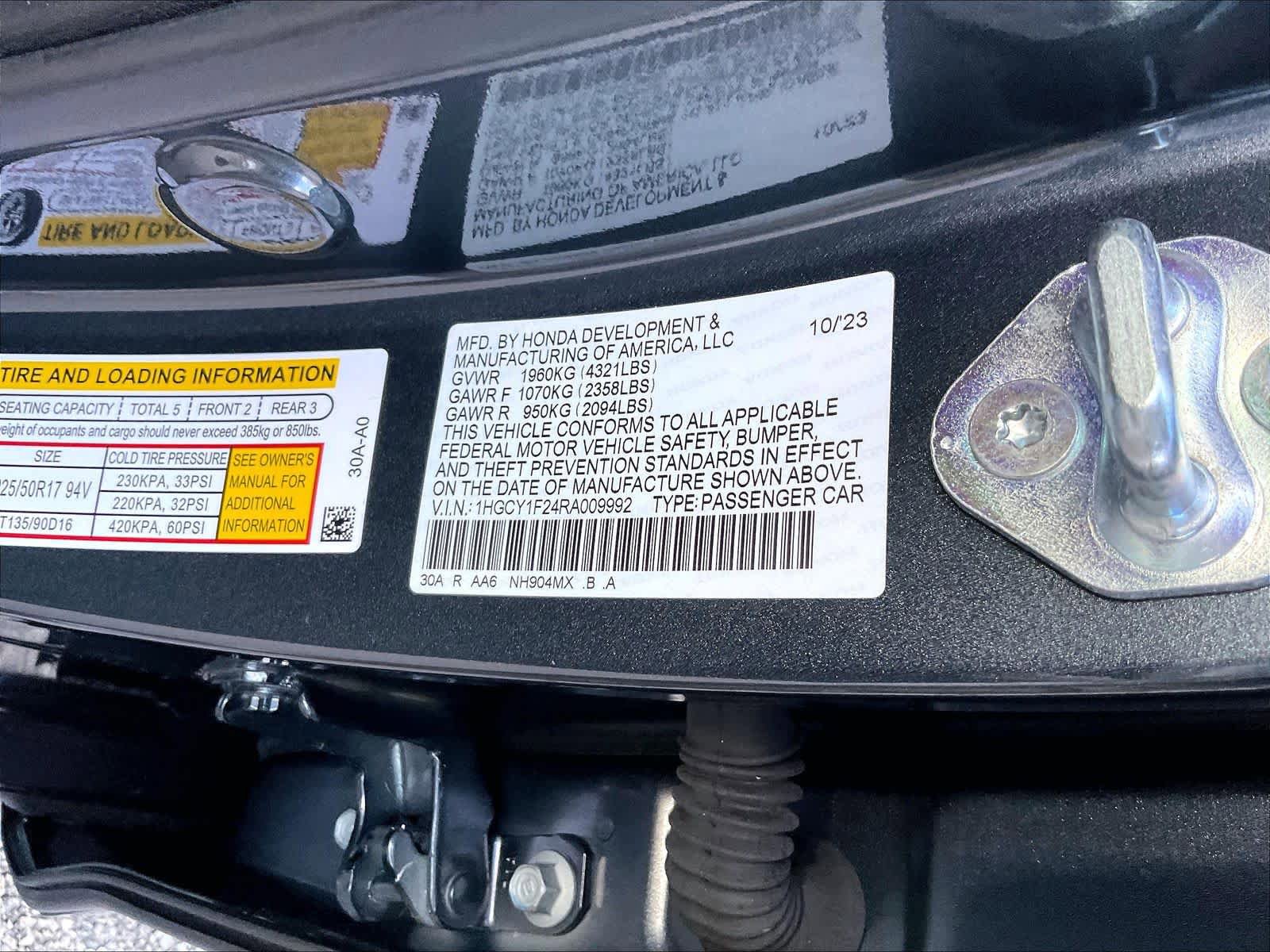 Certified 2024 Honda Accord LX image 33