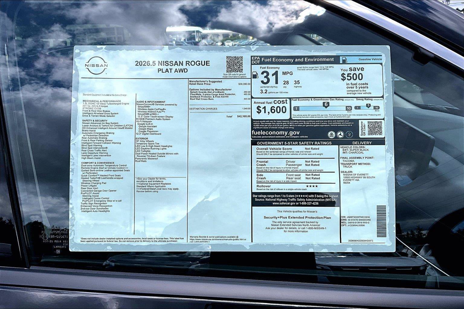 New 2026 Nissan Rogue Platinum AWD/4WD image 15