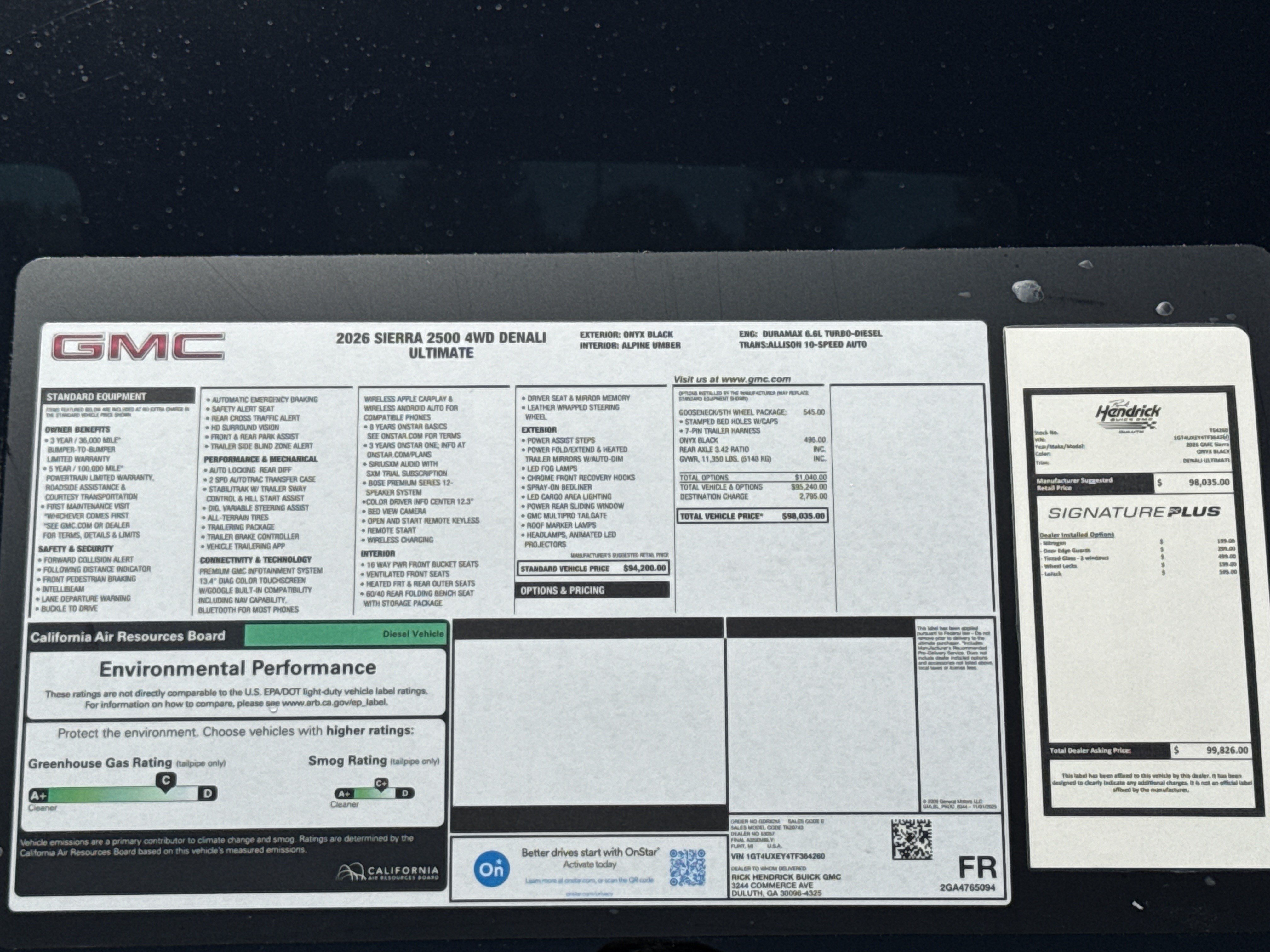 New 2026 GMC Sierra 2500 Denali Ultimate AWD/4WD image 39