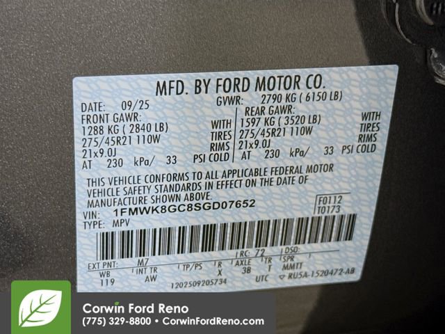 New 2025 Ford Explorer ST w/ Sun And Sound Package image 35