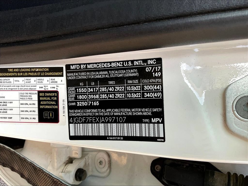 Used 2018 Mercedes-Benz GLS 63 AMG 4MATIC image 6