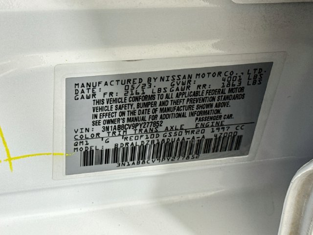 Used 2023 Nissan Sentra SV w/ All-Weather Package FWD image 37