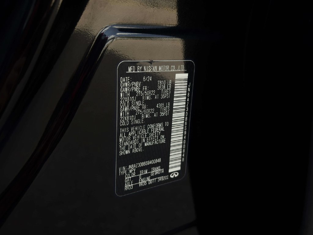 Used 2025 INFINITI QX80 Sensory AWD/4WD image 33