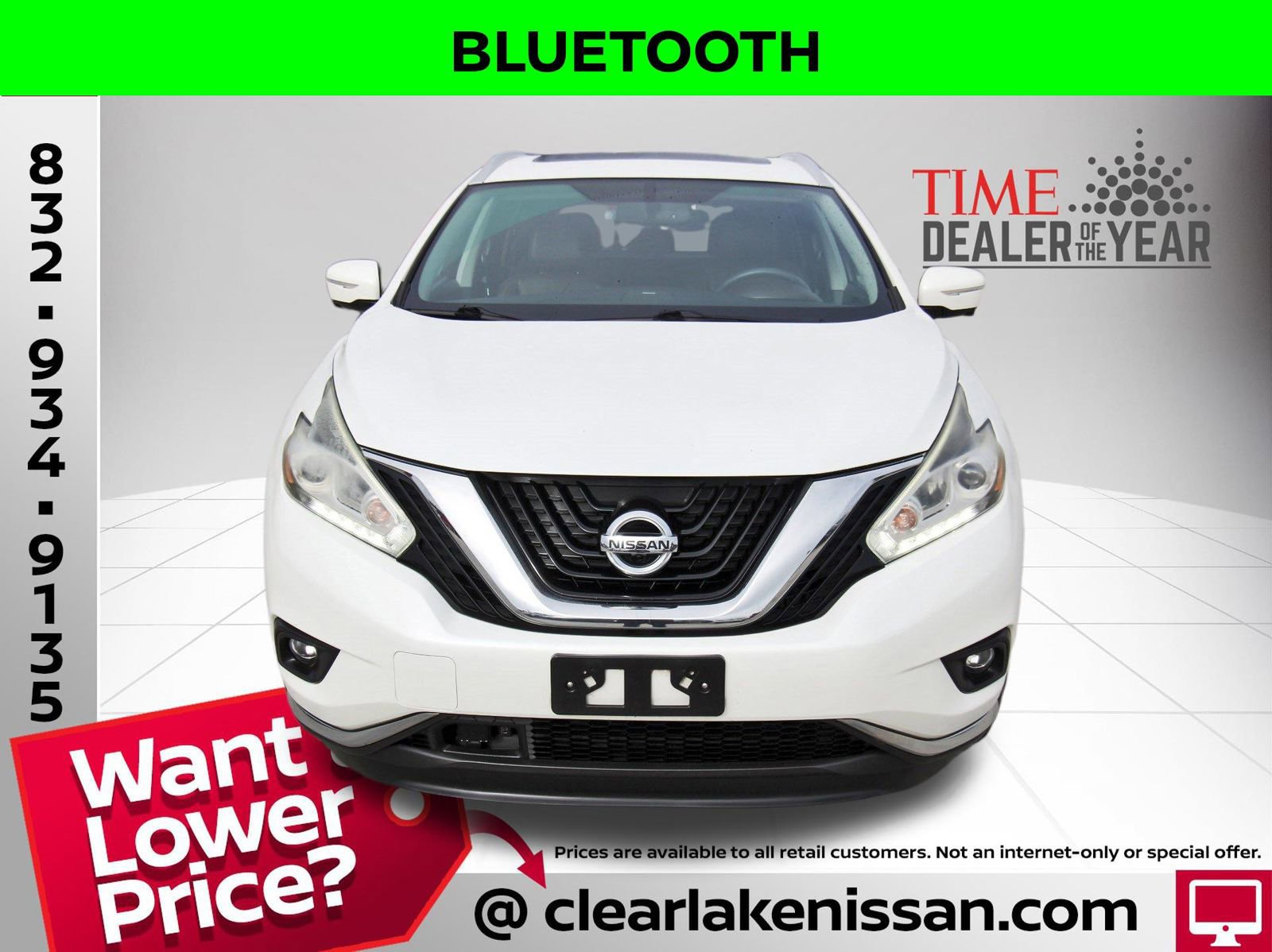 Used 2015 Nissan Murano Platinum w/ Platinum Technology Package image 2