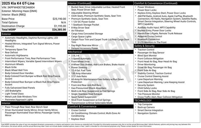 New 2025 Kia K4 GT-Line image 29